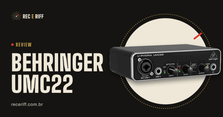 Behringer UMC22: vale a pena como primeira interface de áudio?
